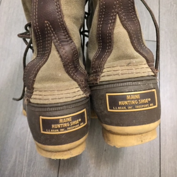 LL Bean Signature Waxed-Canvas Maine Hunting Boot - Picture 8 of 8